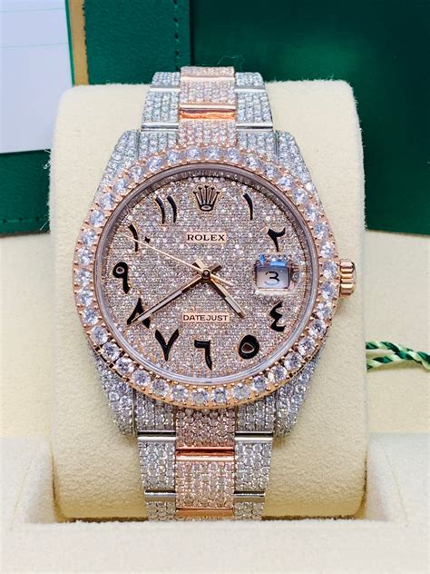 rolex ice watch preis|rolex iced out arabic.